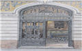 Puerta en calle de San Bernardo. Madrid.