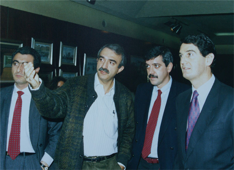 Foto con el Alcalde de Bilbao